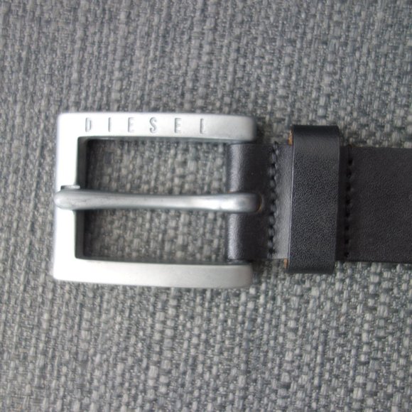 Diesel Leather Belt Made in Italy 21 49DU KOBY DRA - Picture 2 of 15